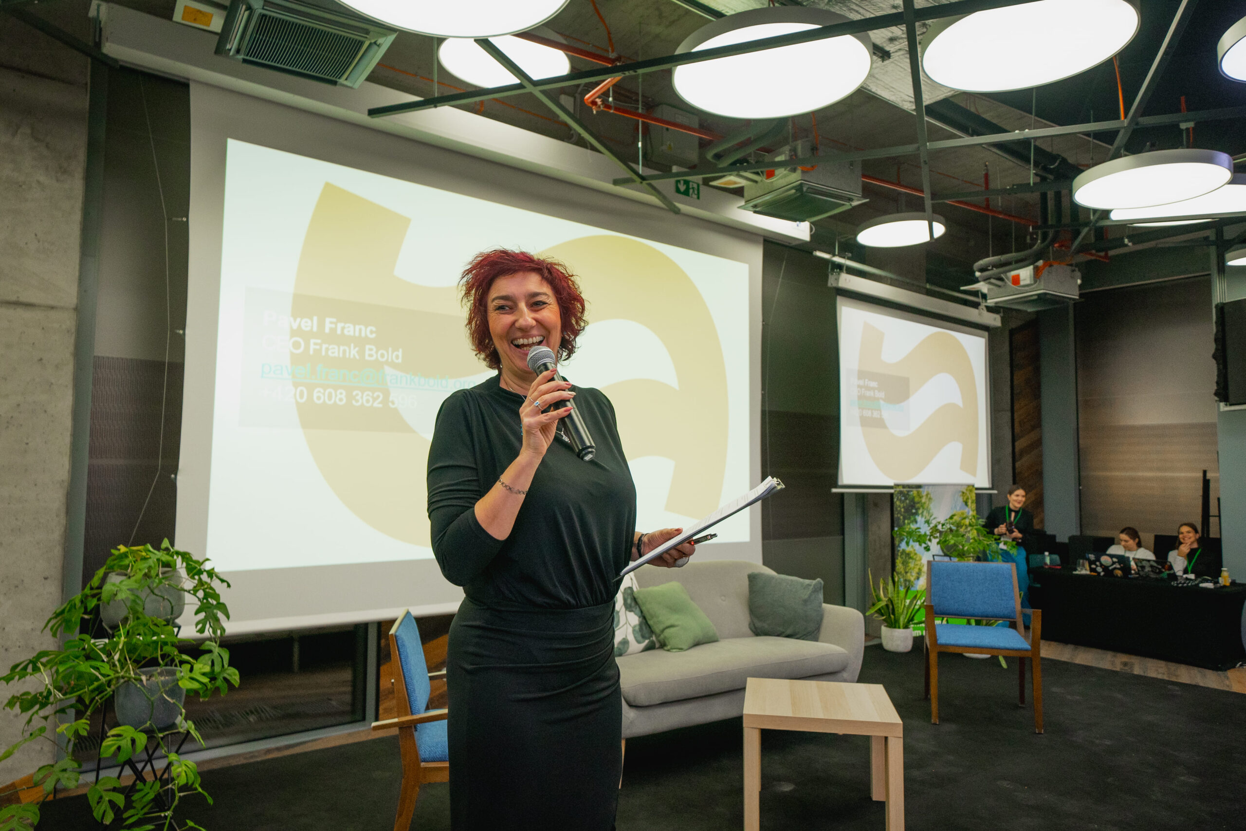 Simona Babčáková - moderování Rok změny